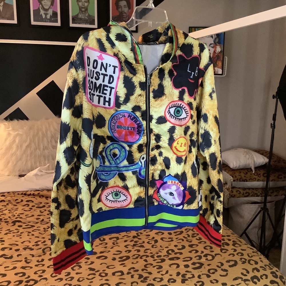 Harajuku Style Leopard Jacket
